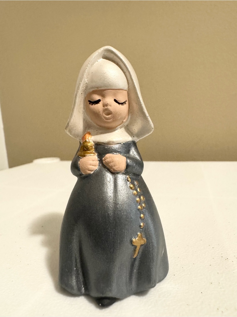 Vintage Nun Small Sculpture
